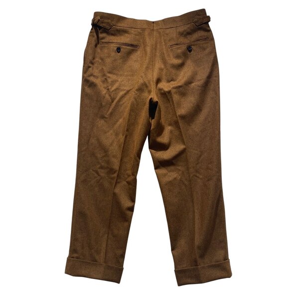 Size 34 Spier & Mackay Mens Flannel Ochre Trousers NEW! - Picture 5 of 6
